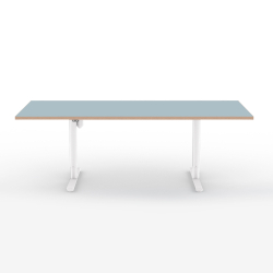 Domusnord Hve Snkebord Room Linoleum Eg kant 200 x 90 cm i 19 farver