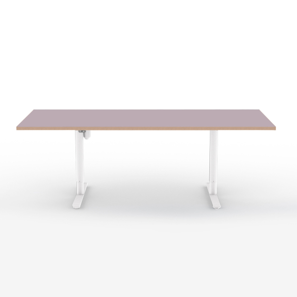 Domusnord Hve Snkebord Room Linoleum Eg kant 200 x 90 cm i 19 farver