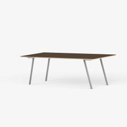 Domusnord Line View Linoleums Skrive- og spisebord krydsfinr 160 x 80 cm i 19 farver