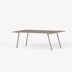 Domusnord Line View Linoleums Skrive- og spisebord krydsfinr 160 x 80 cm i 19 farver