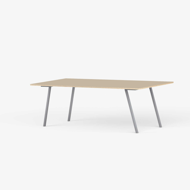 Domusnord Line View Linoleums Skrive- og spisebord krydsfinr 160 x 80 cm i 19 farver