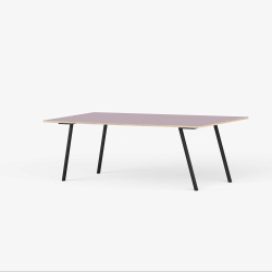 Domusnord Line View Linoleums Skrive- og spisebord krydsfinr 160 x 80 cm i 19 farver