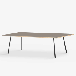 Domusnord Line View Linoleums Stort Spisebord krydsfinr 230 x 90 cm i 19 farver