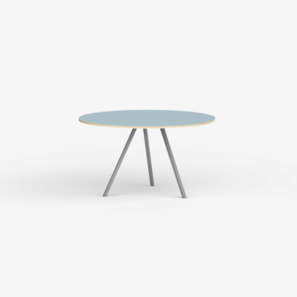 Domusnord Line View Linoleums rundt Spisebord krydsfinr 110 cm i 19 farver