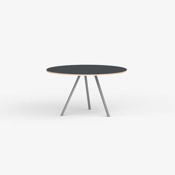 Domusnord Line View Linoleums rundt Spisebord krydsfinr 110 cm i 19 farver