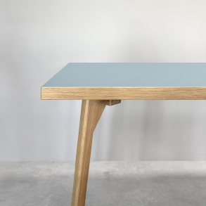 Domusnord Room Linoleum Desk in Oak 120 x 60 cm in 19 colors