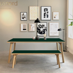 Domusnord Room Bnk Eg Tr med Linoleum - 110 cm - 19 farver