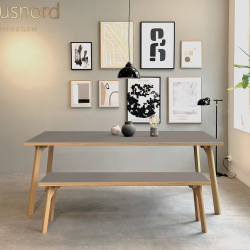 Domusnord Room Bnk Eg Tr med Linoleum - 110 cm - 19 farver