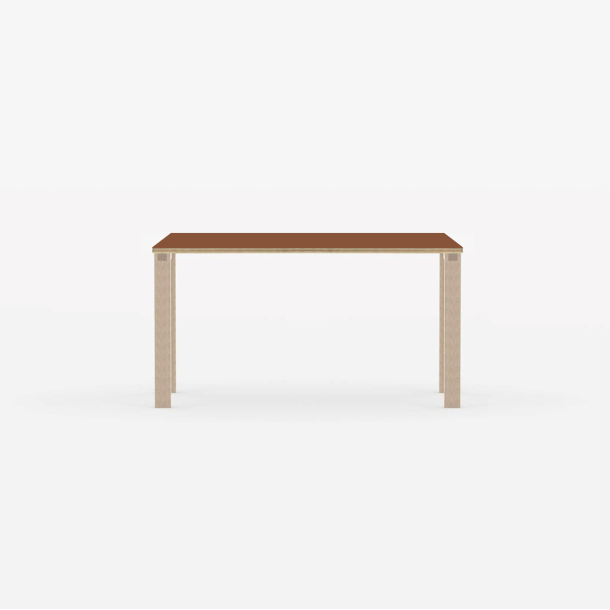 Domusnord Klassik Linoleums Skrivebord 140 x 70 cm i 19 farver