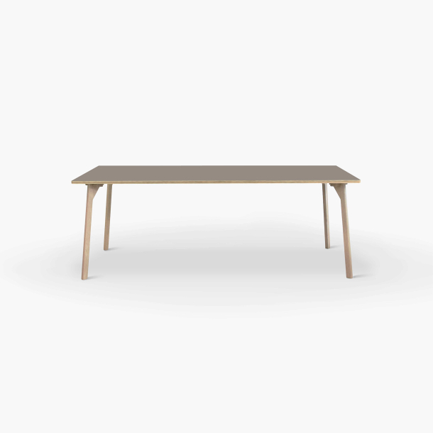 Domusnord Studio Linoleums Skrivebord og mdebord p Birkekrydsfiner 160 x 80 cm i 19 farver