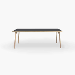 Domusnord Studio Linoleums Skrivebord og mdebord p Birkekrydsfiner 160 x 80 cm i 19 farver