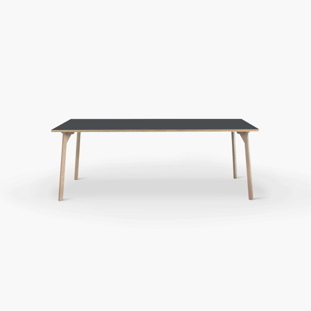 Domusnord Studio Linoleums Skrive og Spisebord p Birkekrydsfiner 160 x 80 cm i 19 farver