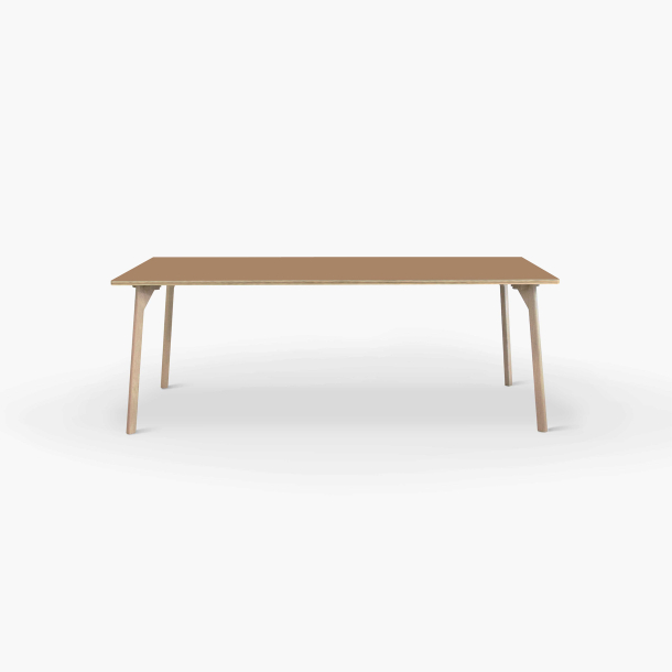 Domusnord Studio Linoleums Skrive og Spisebord p Birkekrydsfiner 160 x 80 cm i 19 farver