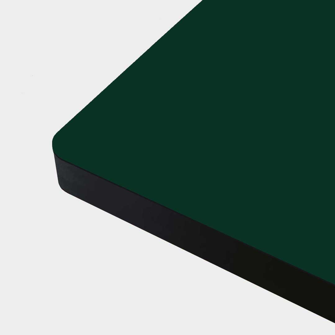 Linoleum table top with black edge