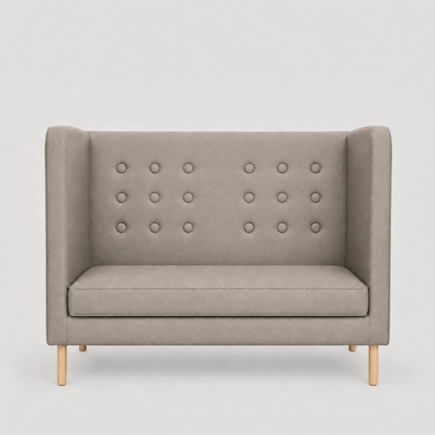 Domusnord 2 personers Stille sofa - Gr� beige