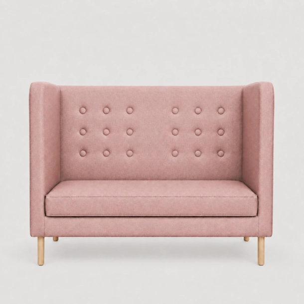 Domusnord 2 personers Stille sofa - Dusty rose