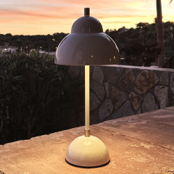 Domusnord Bubble Lamp Free draadloze lamp beige glanzend