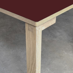 Domusnord Klassik Linoleums Skrive og spisebord 160 x 80 cm i 19 farver