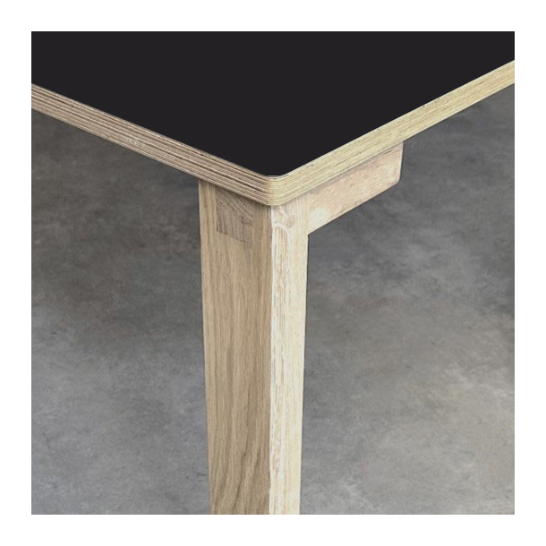 Domusnord Klassik Linoleums Skrive og spisebord 160 x 80 cm i 19 farver