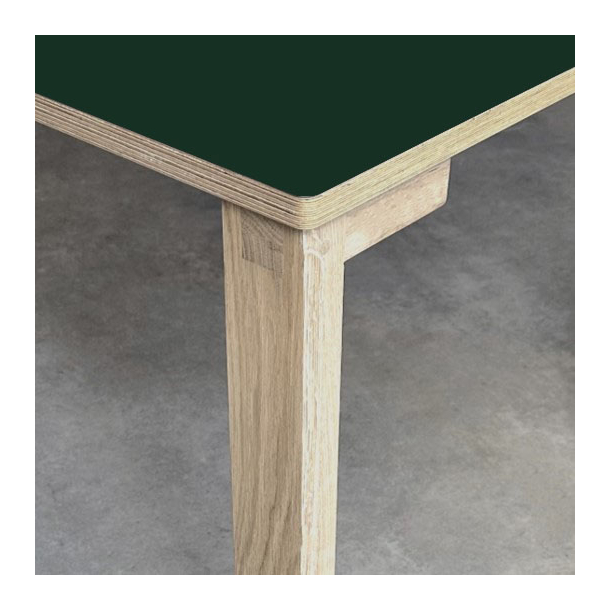 Domusnord Klassik Linoleums Spisebord 200 x 90 cm i 19 farver