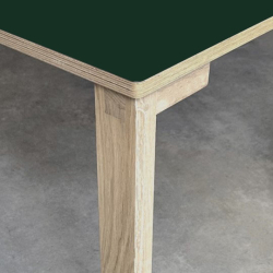 Domusnord Klassik Linoleums Spisebord 230 x 90 cm i 19 farver