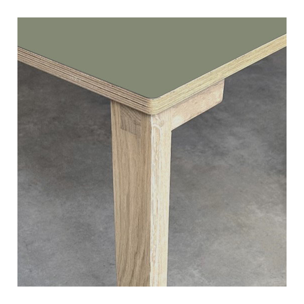 Domusnord Klassik Linoleums Skrive og spisebord 160 x 80 cm i 19 farver