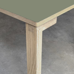 Domusnord Klassik Linoleums Spisebord 200 x 90 cm i 19 farver