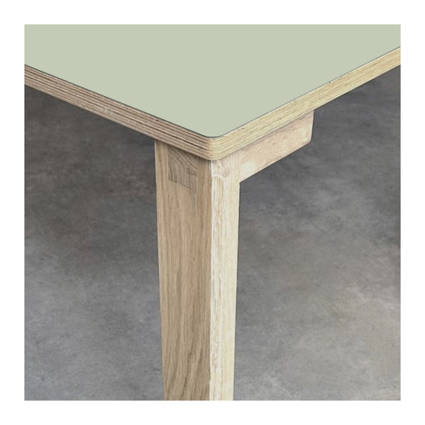 Domusnord Klassik Linoleums Spisebord 230 x 90 cm i 19 farver