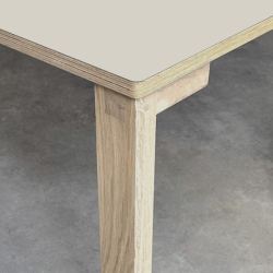 Domusnord Klassik Linoleums Spisebord 230 x 90 cm i 19 farver