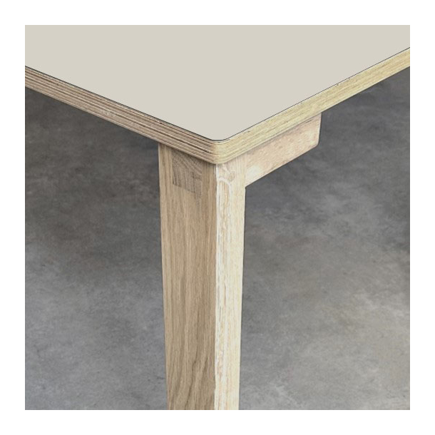 Domusnord Klassik Linoleums Spisebord 230 x 90 cm i 19 farver