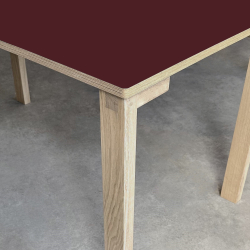 Domusnord Klassik Linoleums Skrivebord 90 x 50 cm i 19 farver