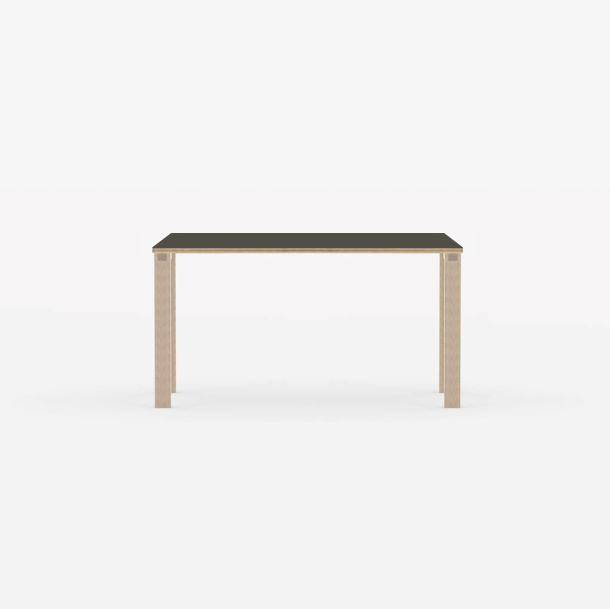 Domusnord Klassik Linoleums Skrivebord 140 x 70 cm i 19 farver