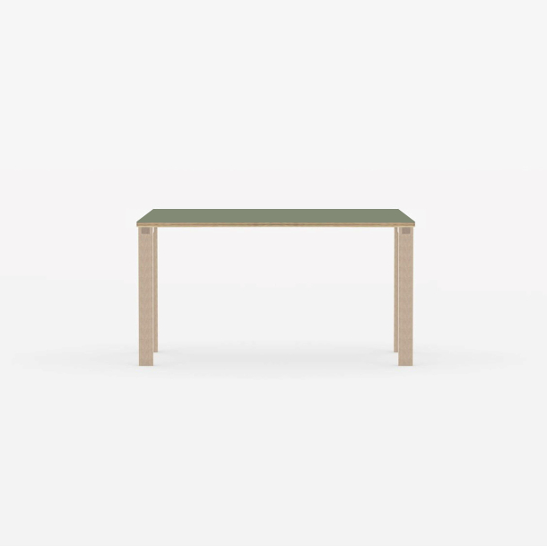 Domusnord Klassik Linoleums Skrivebord 140 x 70 cm i 19 farver