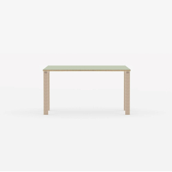 Domusnord Klassik Linoleums Skrivebord 140 x 70 cm i 19 farver