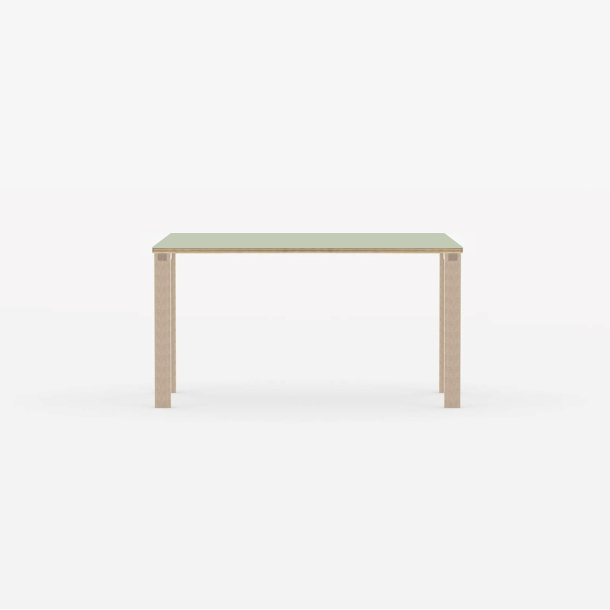 Domusnord Klassik Linoleums Skrivebord 140 x 70 cm i 19 farver