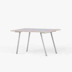 Domusnord Line View Linoleum skrivebord og mdebord krydsfinr 140 x 70 cm i 14 farver