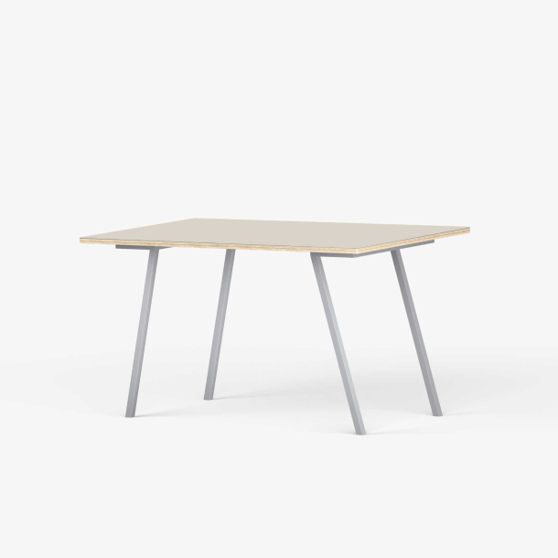 Domusnord Line View Linoleum skrivebord og mdebord krydsfinr 140 x 70 cm i 14 farver