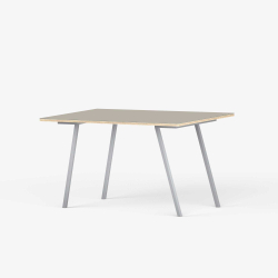 Domusnord Line View Linoleum skrivebord og mdebord krydsfinr 140 x 70 cm i 14 farver