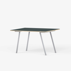 Domusnord Line View Linoleum skrivebord og mdebord krydsfinr 140 x 70 cm i 14 farver