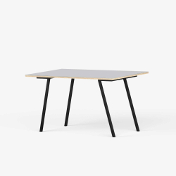 Domusnord Line View Linoleum skrivebord og mdebord krydsfinr 140 x 70 cm i 14 farver