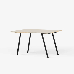 Domusnord Line View Linoleum skrivebord og mdebord krydsfinr 140 x 70 cm i 14 farver