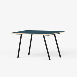 Domusnord Line View Linoleum skrivebord og mdebord krydsfinr 140 x 70 cm i 14 farver