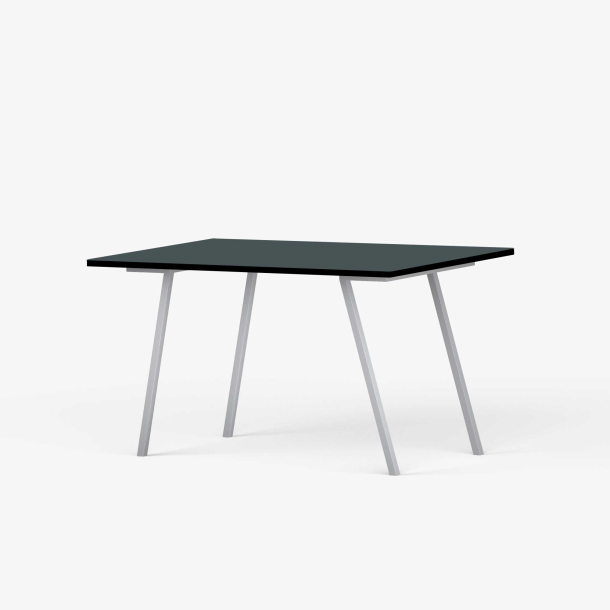 Domusnord Line View Linoleums Skrivebord med sort kant 120 x 60 cm i 14 farver