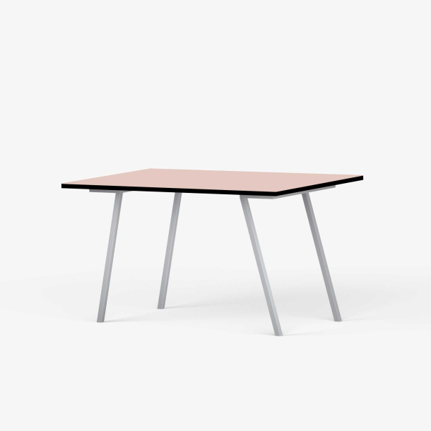 Domusnord Line View Linoleums Skrivebord med sort kant 120 x 60 cm i 14 farver