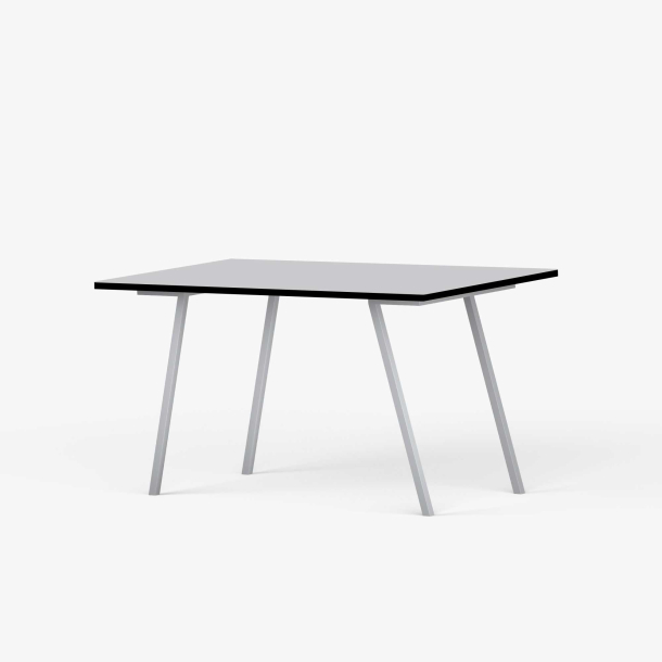 Domusnord Line View Linoleums Skrivebord med sort kant 120 x 60 cm i 14 farver