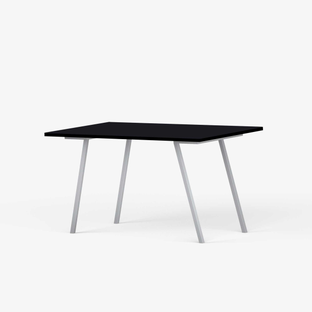 Domusnord Line View Linoleums Skrivebord med sort kant 120 x 60 cm i 14 farver