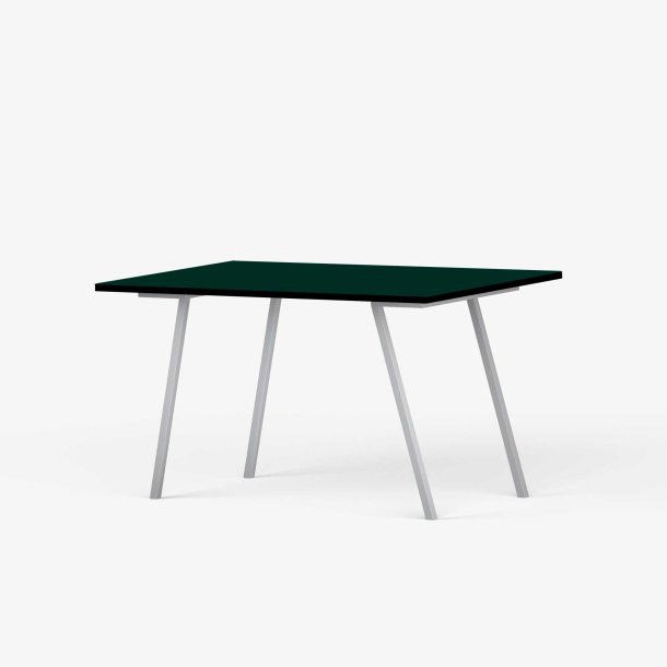 Domusnord Line View Linoleums Skrivebord med sort kant 120 x 60 cm i 14 farver