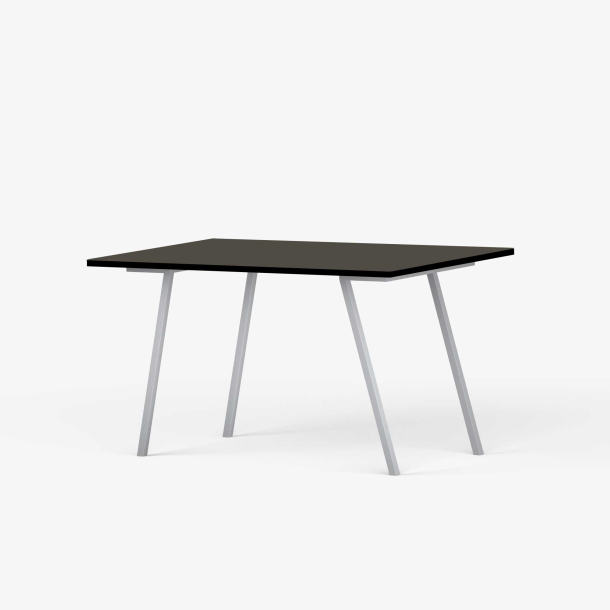 Domusnord Line View Linoleums Skrivebord med sort kant 120 x 60 cm i 14 farver