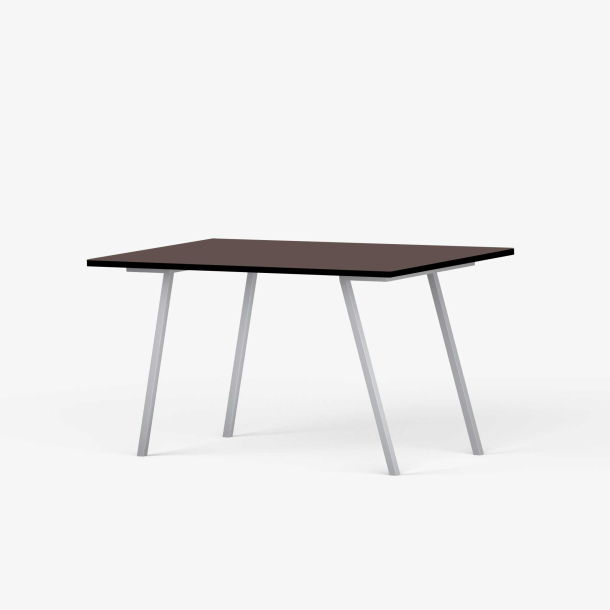 Domusnord Line View Linoleums Skrivebord med sort kant 120 x 60 cm i 14 farver