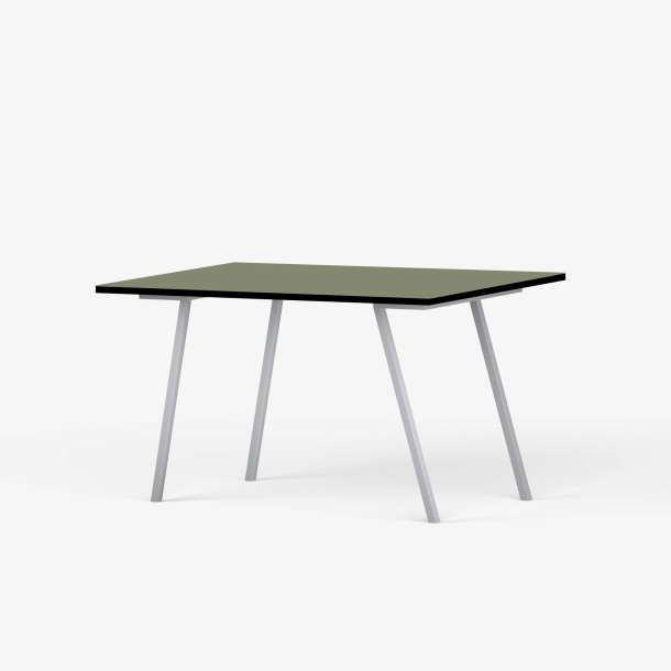 Domusnord Line View Linoleums Skrivebord med sort kant 120 x 60 cm i 14 farver